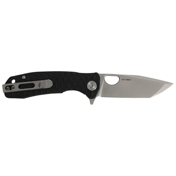 Small Tanto Noir Honey Badger — Couteau pliant | Deville Armory