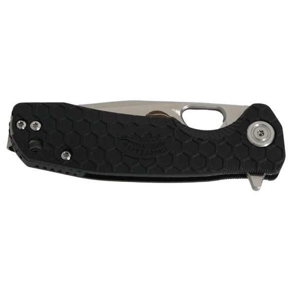 Small Tanto Noir Honey Badger — Couteau pliant | Deville Armory