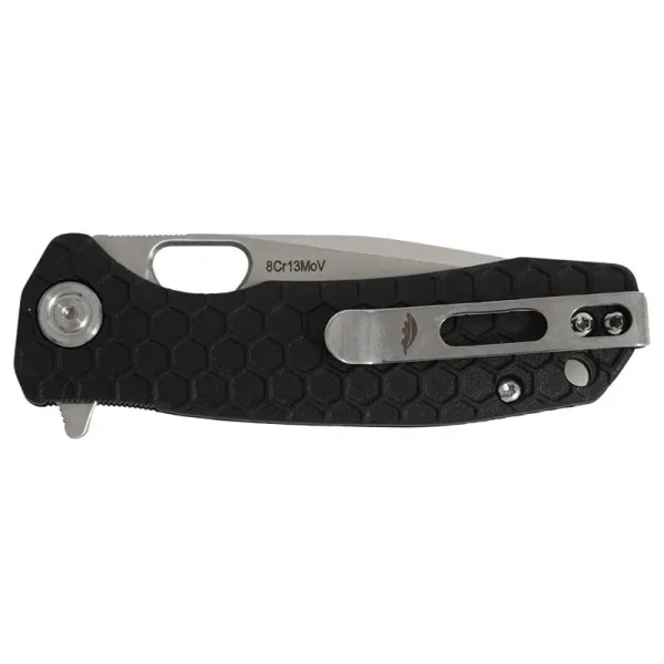 Small Tanto Noir Honey Badger — Couteau pliant | Deville Armory