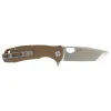 Small Tanto Tan Honey Badger — Couteau pliant | Deville Armory