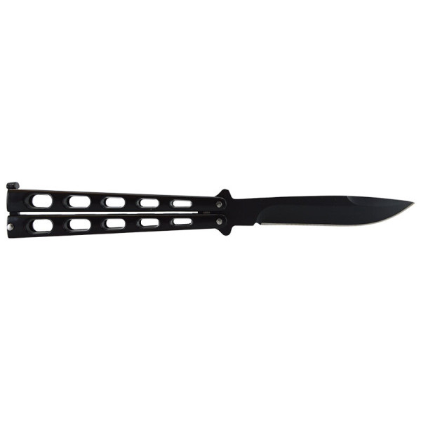 Couteau papillon noir JKR — Couteau papillon | Deville Armory