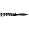 Couteau papillon noir JKR — Couteau papillon | Deville Armory