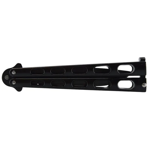 Couteau papillon noir JKR — Couteau papillon | Deville Armory