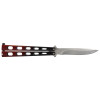 Couteau papillon fumé JKR — Couteau papillon | Deville Armory