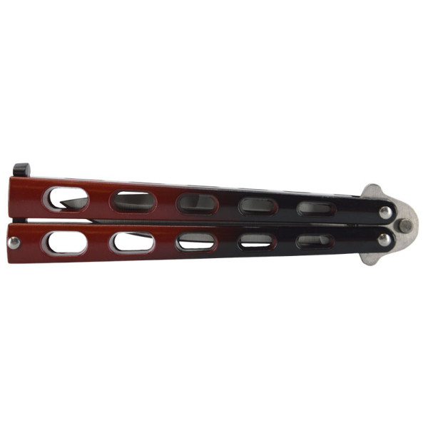 Couteau papillon fumé JKR — Couteau papillon | Deville Armory