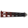 Couteau papillon fumé JKR — Couteau papillon | Deville Armory