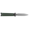 Couteau papillon vert JKR — Couteau papillon | Deville Armory