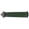 Couteau papillon vert JKR — Couteau papillon | Deville Armory