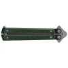 Couteau papillon vert JKR — Couteau papillon | Deville Armory
