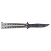 Couteau papillon multicolor JKR — Couteau papillon | Deville Armory