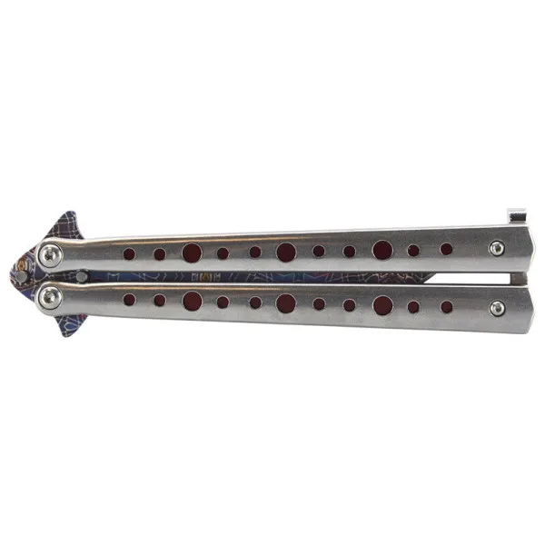 Couteau papillon multicolor JKR — Couteau papillon | Deville Armory