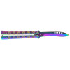 Couteau papillon Rainbow JKR — Couteau papillon | Deville Armory