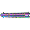 Couteau papillon Rainbow JKR — Couteau papillon | Deville Armory
