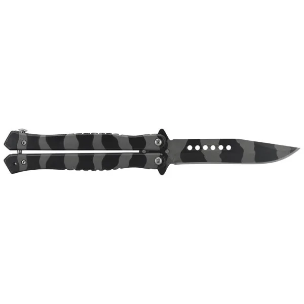 Couteau papillon Camouflage gris JKR | Deville Armory