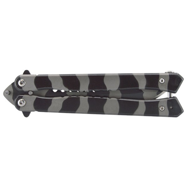 Couteau papillon Camouflage gris JKR | Deville Armory