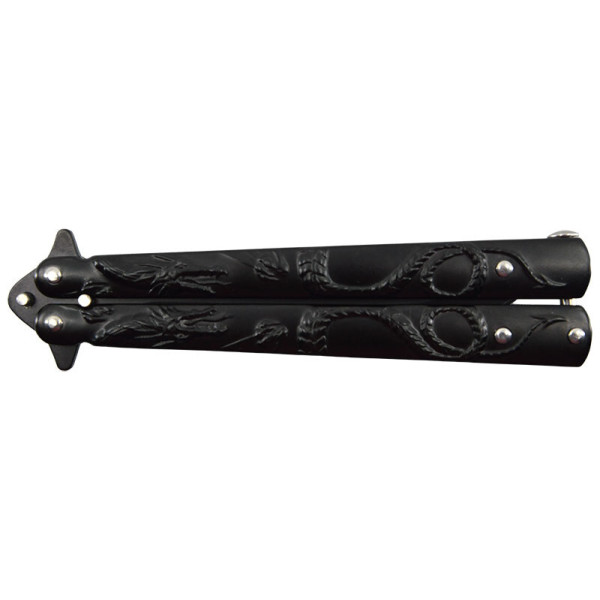 Couteau papillon Dragon Negro JKR — Couteau papillon | Deville Armory