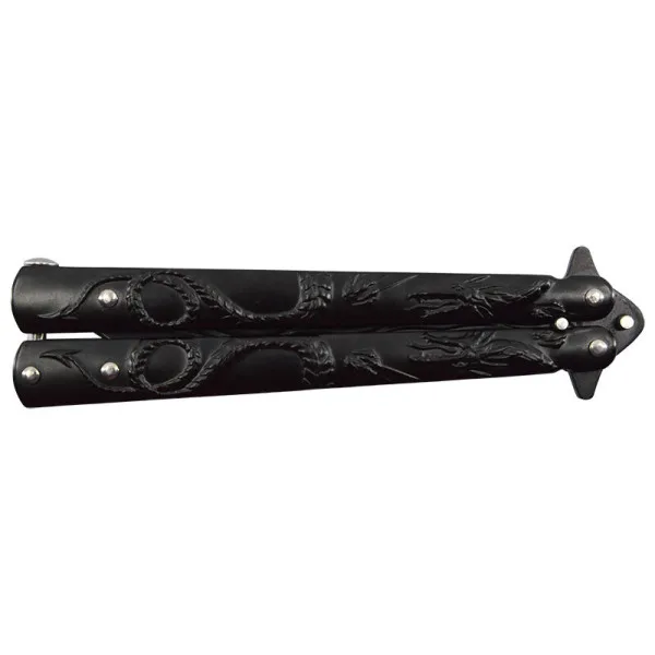 Couteau papillon Dragon Negro JKR — Couteau papillon | Deville Armory