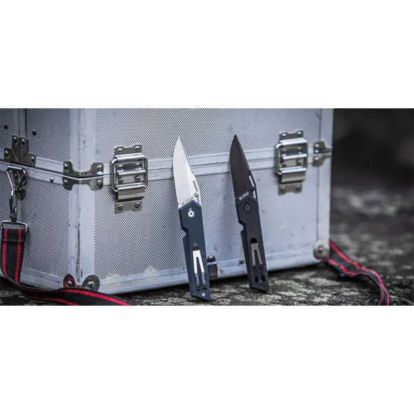 Unboxer V2 Bleu TBOUTDOOR — Couteau pliant | Deville Armory