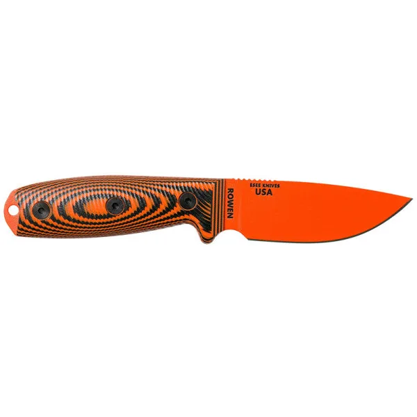 ESEE-3 - Lame Orange - Orange/Noir — Couteau fixe | Deville Armory
