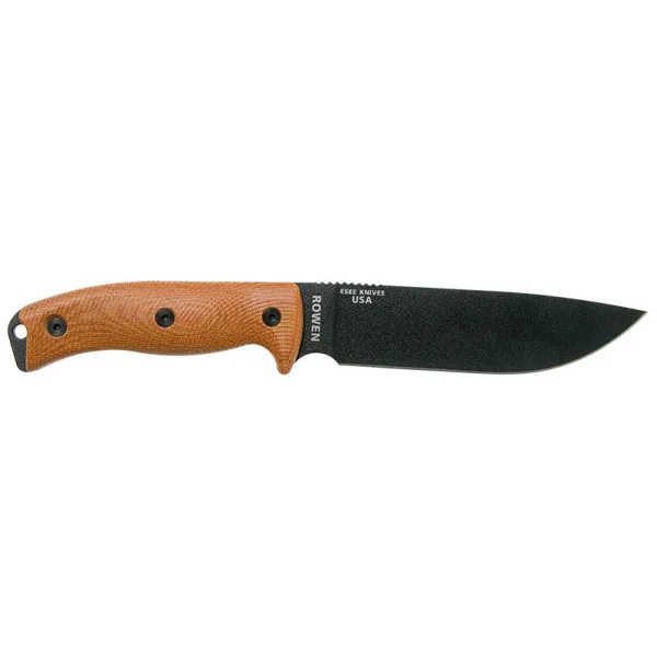 ESEE-6 - Lame Noire - Marron — Couteau fixe | Deville Armory