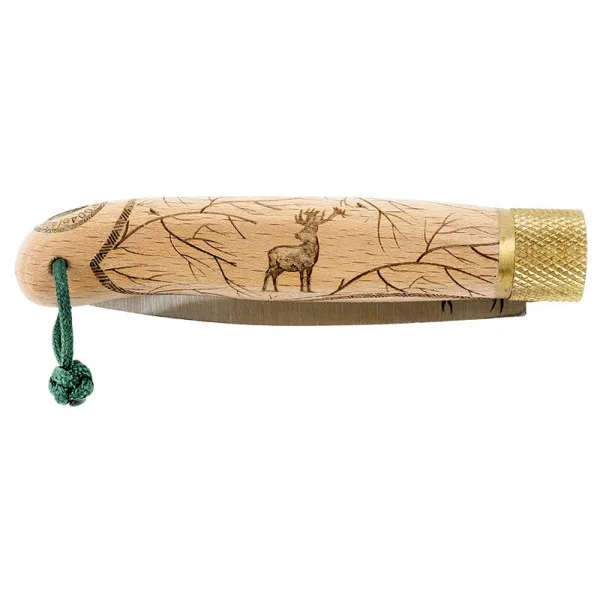 Série Chasse - Focus Cerf Décalé — Couteau pliant | Deville Armory