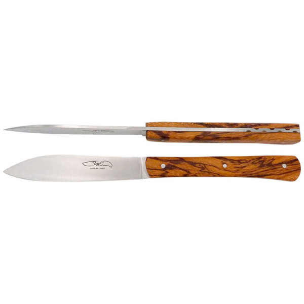Zen Table - Coffret 6 couteaux Bois de Serpent TMC | Deville Armory