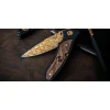 Tirpitz-Damascus Gold Boker — Couteau pliant | Deville Armory