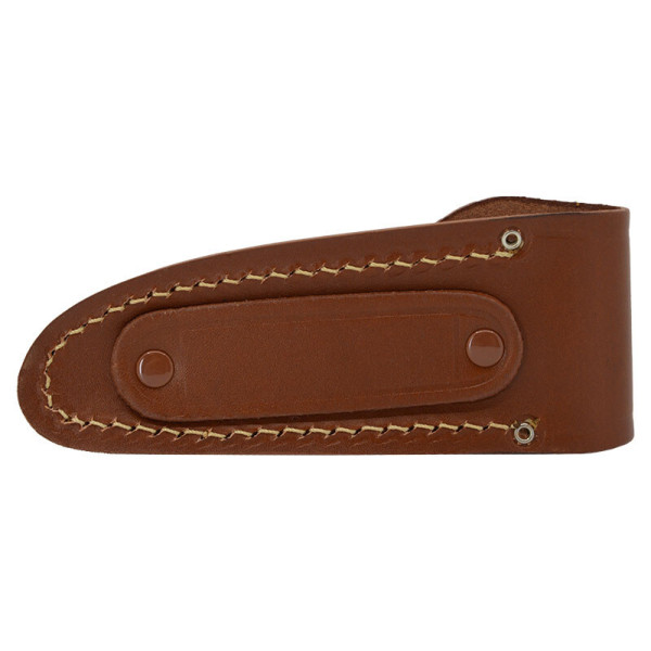 Etui Cuir moulé doublé marron foncé Pielcu | Deville Armory