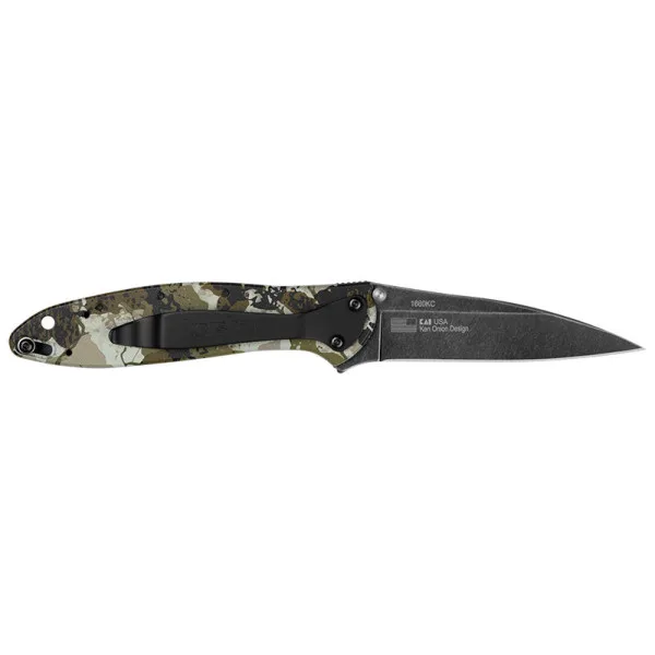 Leek Kings Camo Kershaw — Couteau pliant | Deville Armory
