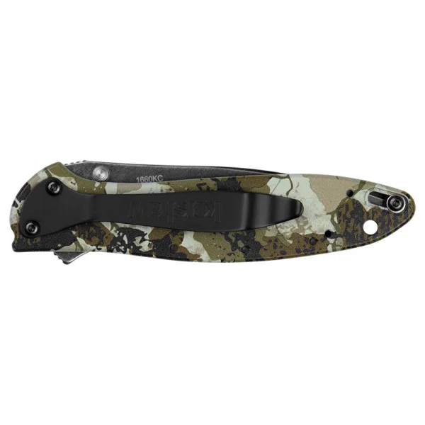 Leek Kings Camo Kershaw — Couteau pliant | Deville Armory