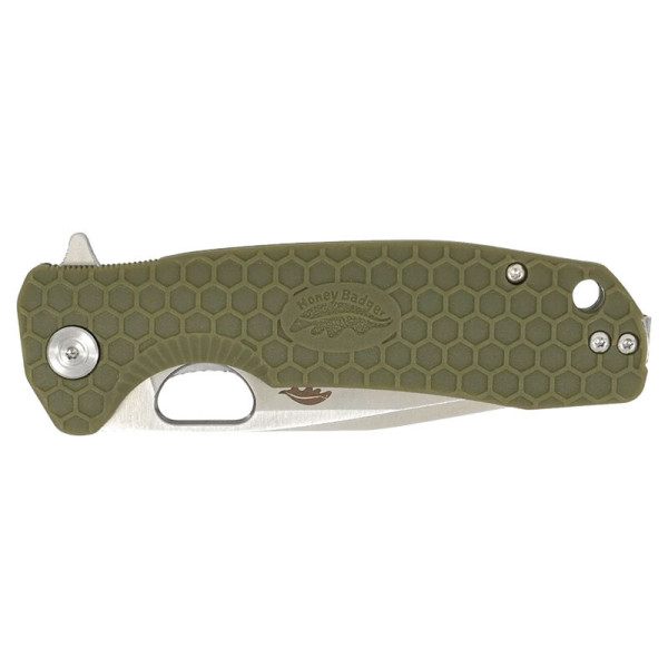 Large Tanto Vert Honey Badger — Couteau pliant | Deville Armory
