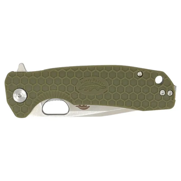 Large Tanto Vert Honey Badger — Couteau pliant | Deville Armory