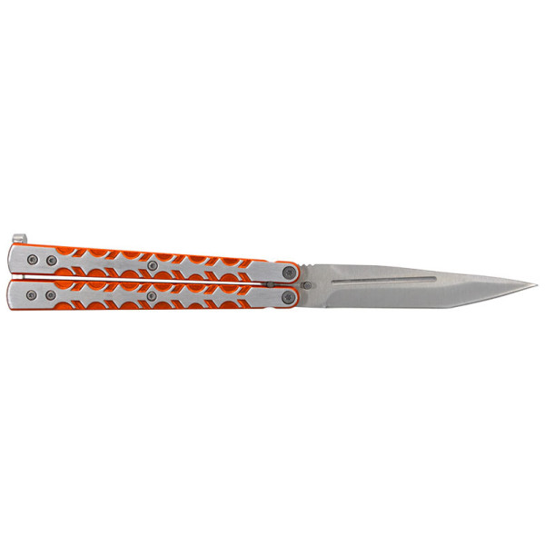 Couteau papillon orange JKR — Couteau papillon | Deville Armory