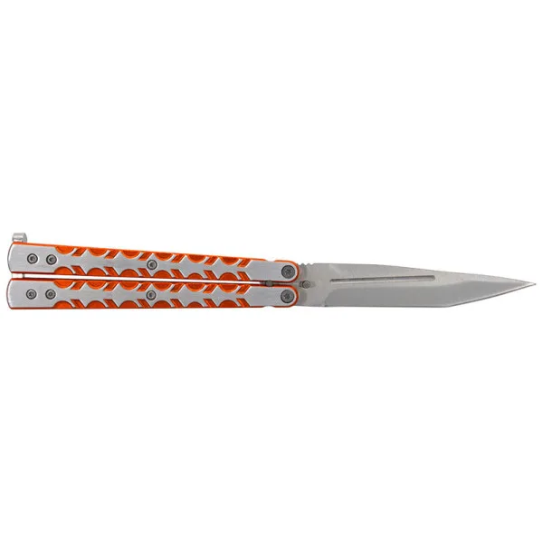 Couteau papillon orange JKR — Couteau papillon | Deville Armory