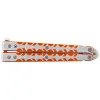 Couteau papillon orange JKR — Couteau papillon | Deville Armory