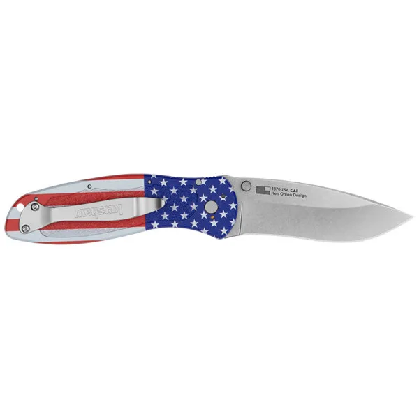 Blur USA Flag Kershaw — Couteau pliant | Deville Armory