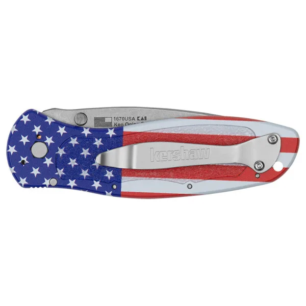 Blur USA Flag Kershaw — Couteau pliant | Deville Armory