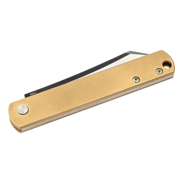Zenshin 42 Brass Boker Plus — Couteau pliant | Deville Armory