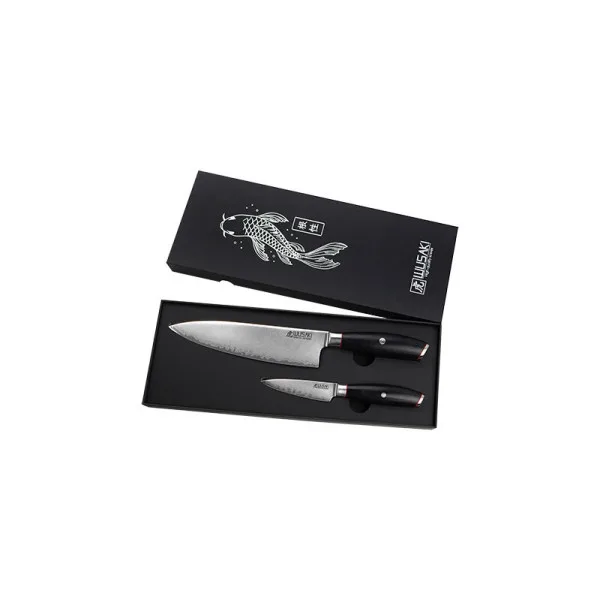 San Mai 10Cr15 - Coffret 2 couteaux Wusaki — Set | Deville Armory