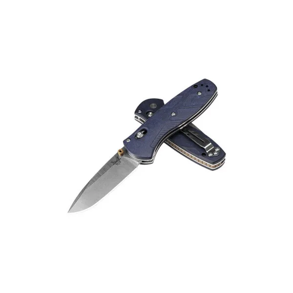 Mini Barrage Crater Blue Benchmade — Couteau pliant | Deville Armory