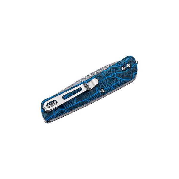 Tech Tool Blue Damast Boker Plus — Couteau pliant | Deville Armory
