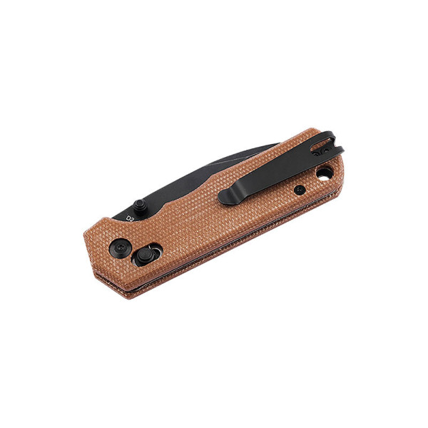 Rockstub Brown Micarta Boker Magnum — Couteau pliant | Deville Armory