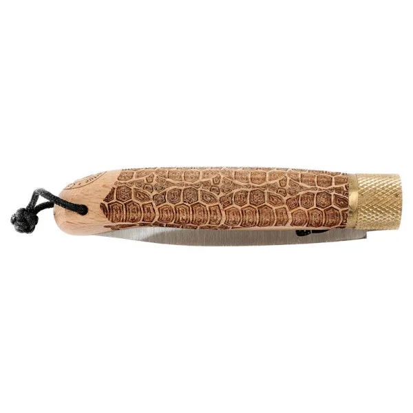 Série Sauvage - Focus Tortue Décalé — Couteau pliant | Deville Armory