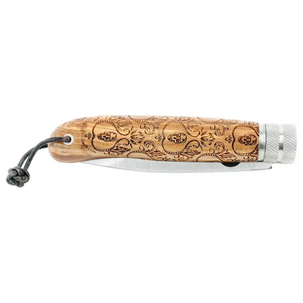 Skull Focus Décalé — Couteau pliant | Deville Armory