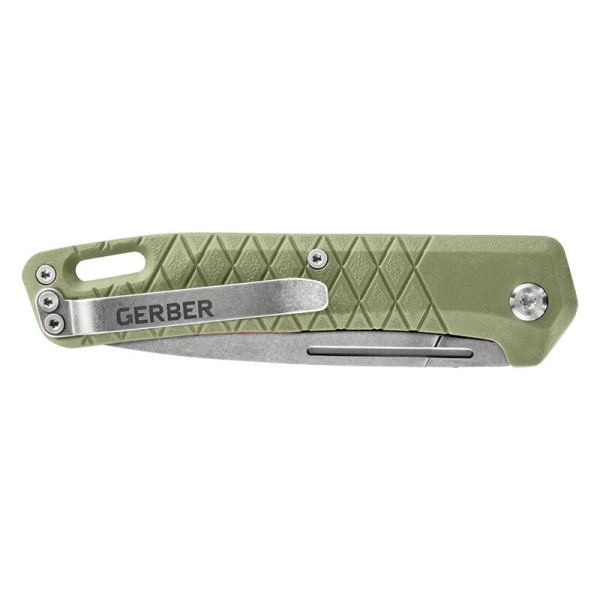 Zilch Lichen Green Gerber — Couteau pliant | Deville Armory