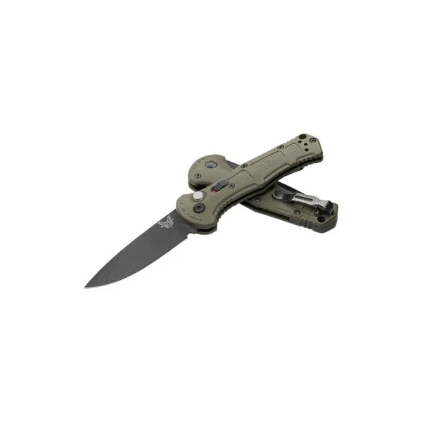 Mini Claymore Kaki Benchmade — Couteau automatique | Deville Armory