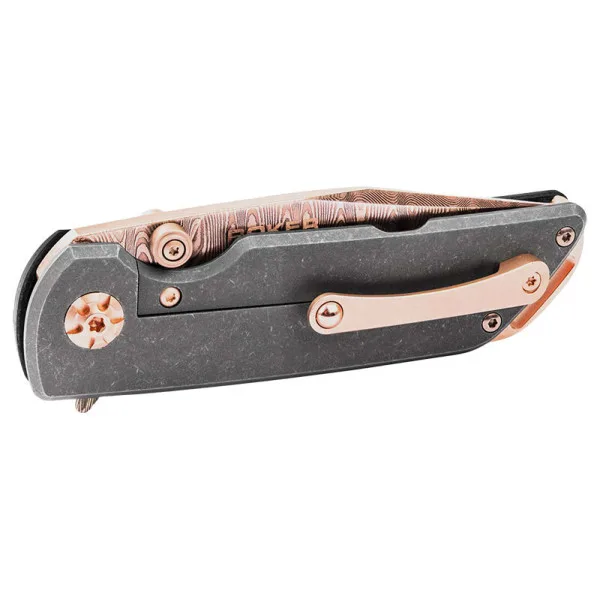 M4 Sherman Damast Rose Gold - Edition Limitée Boker | Deville Armory
