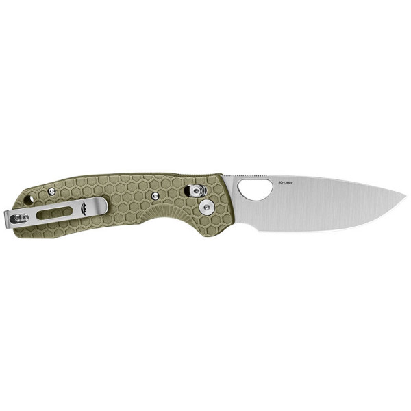 Large Crossbolt Vert Honey Badger — Couteau pliant | Deville Armory