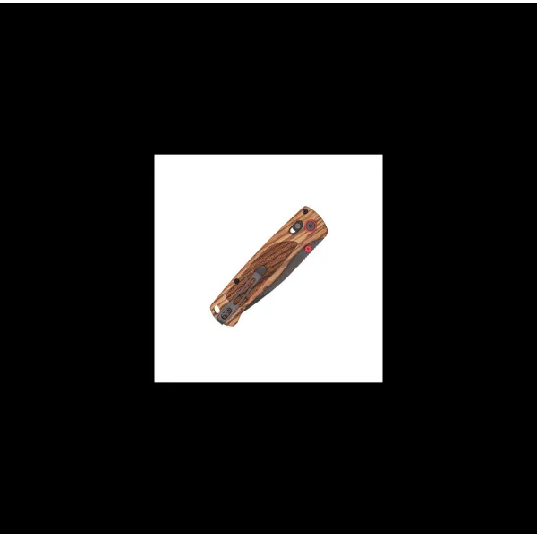 Zebrawood Tanto Black CobraTec — Couteau pliant | Deville Armory