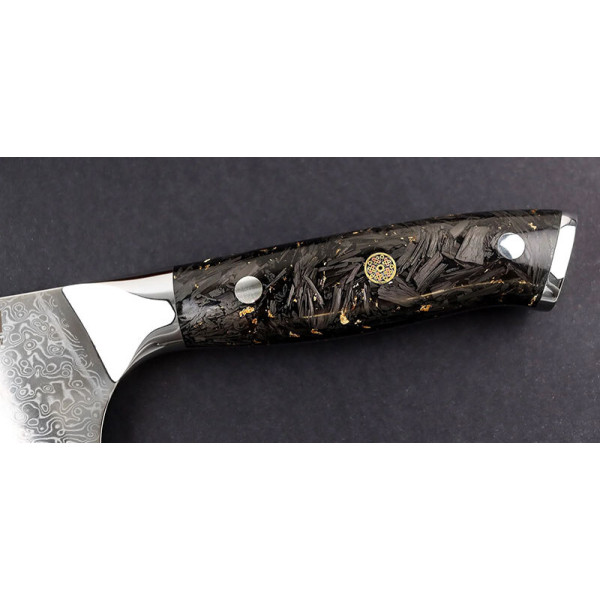 SAKIN Damas 10Cr - Kiritsuke Wusaki — Couteau de chef | Deville Armory
